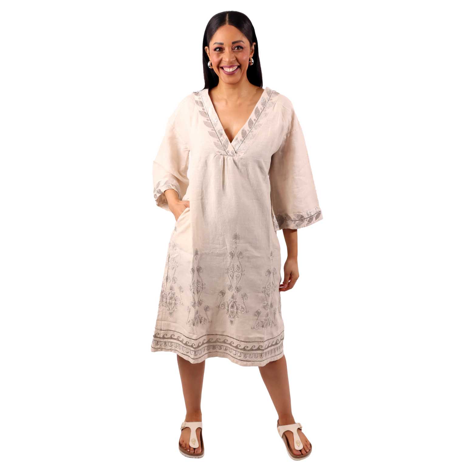 Aether Concept Vanilla Gun Metal Dress